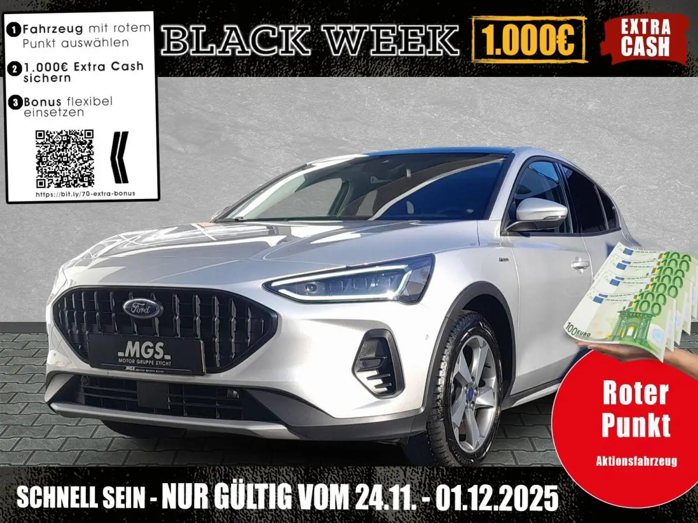 Ford Focus Active X 1.0 EcoBoost NAVI #S&S Silber - 1