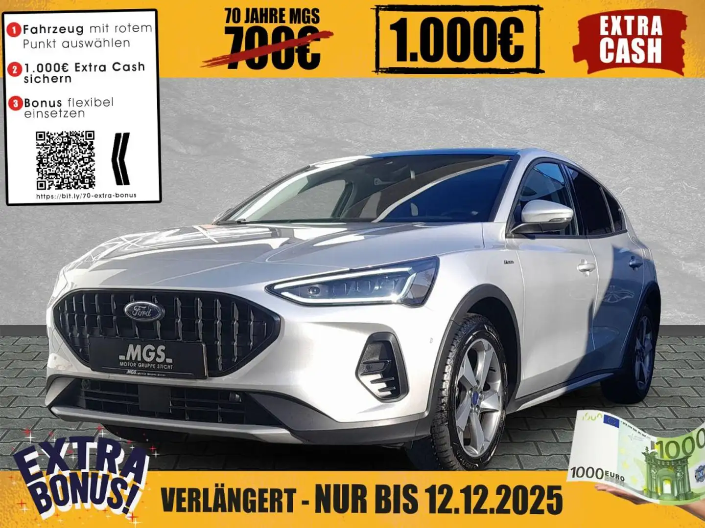 Ford Focus Active X 1.0 EcoBoost NAVI #S&S Zilver - 1