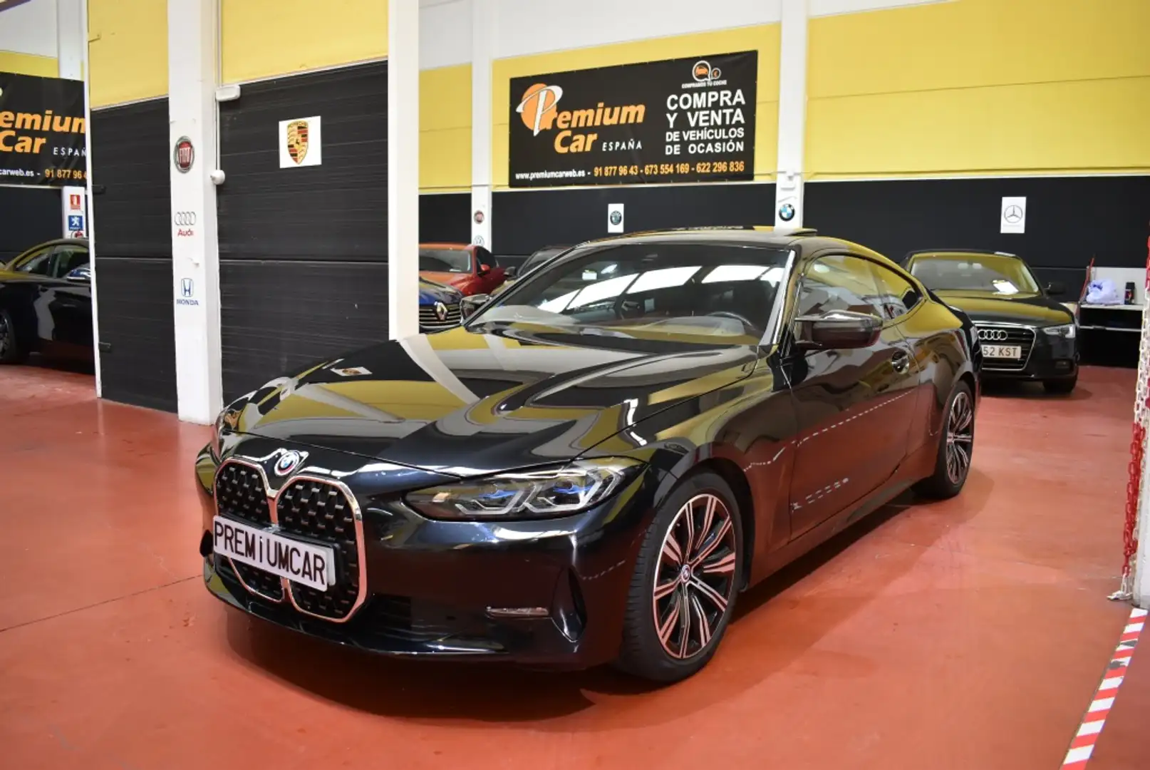 BMW 420 420dA Coupé Zwart - 1