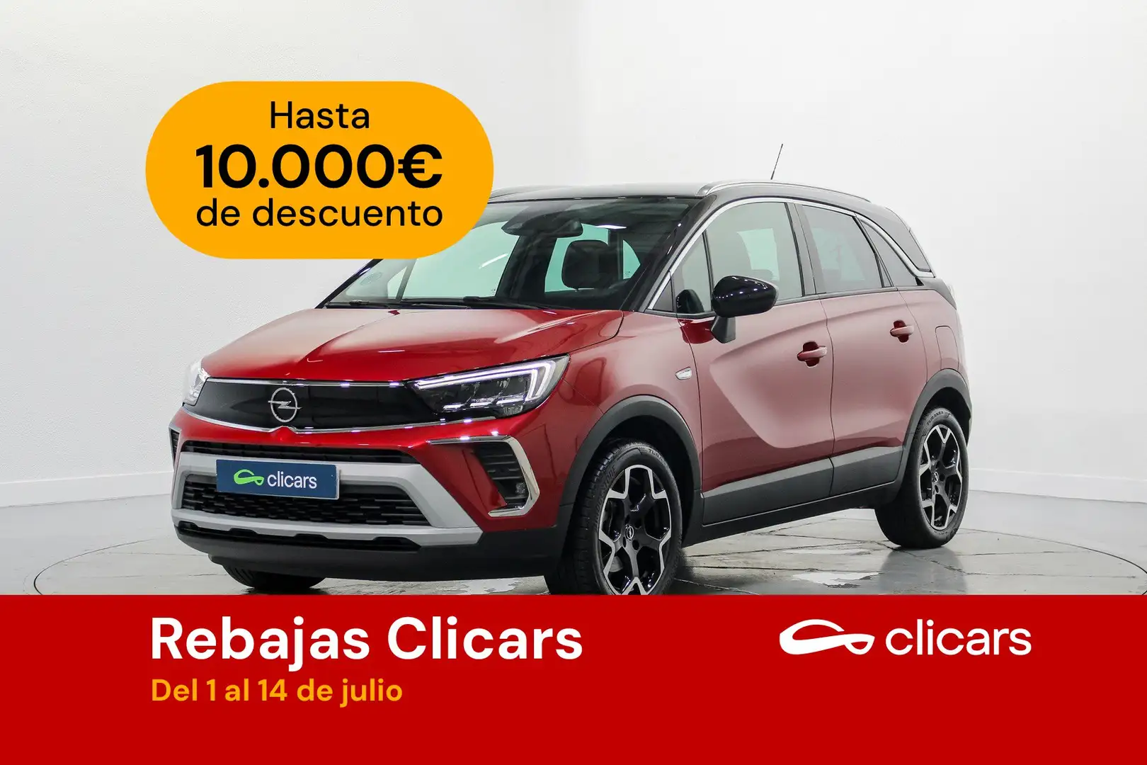 Opel Crossland 1.2 S&S Ultimate 130 Aut. Rojo - 1