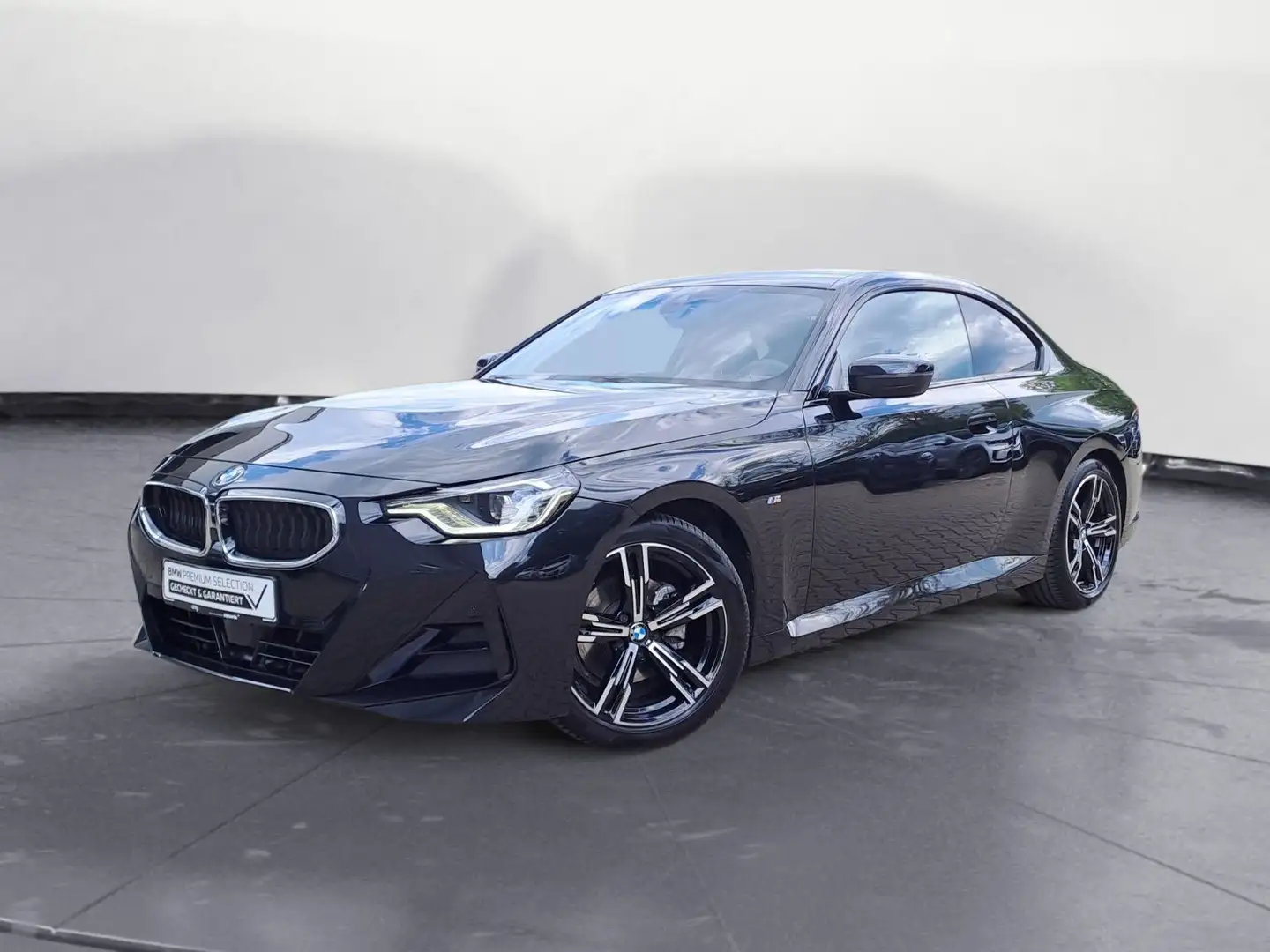 BMW 220 i Coupé M Sport Navi AHK HiFi RFK Adapt.-LED Schwarz - 2