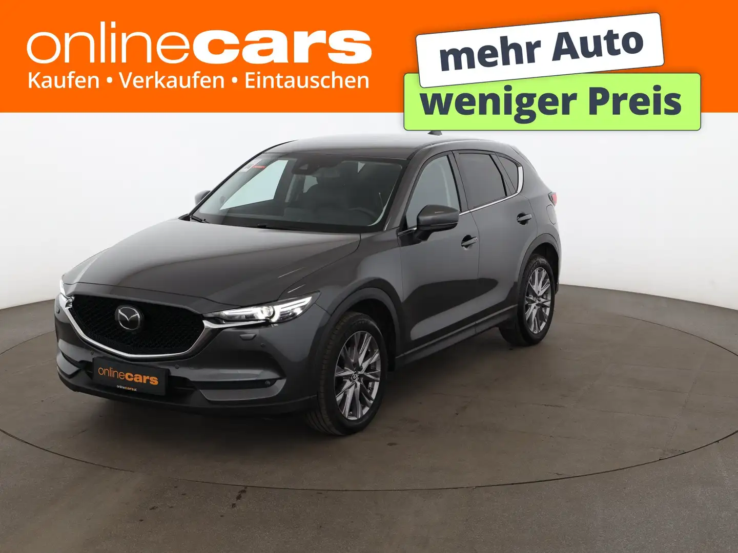 Mazda CX-5 2.2 SKYACTIV-D AWD Aut LED HEAD-UP 360-CAM Grau - 1