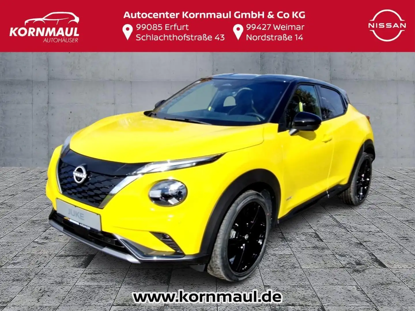Nissan Juke N-Sport Tech 1.6 HYBRID 143 PS NAVI+KAMERA Gelb - 1