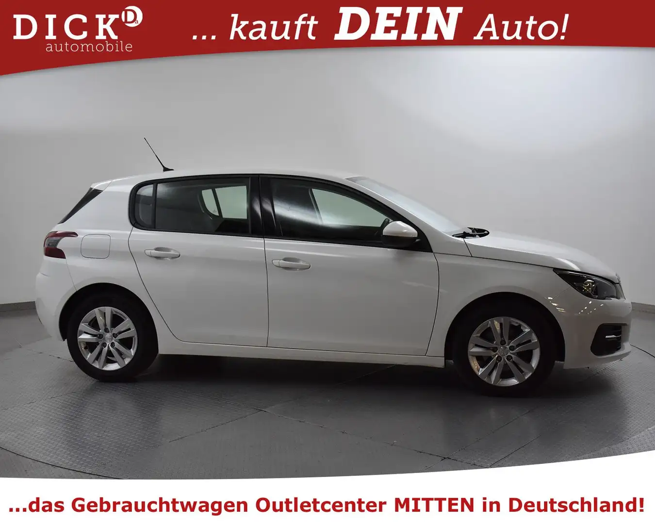 Peugeot 308 1.2 Aut. Active Pack NAVI+PDC+TEMP+MFL+APPLE Blanc - 2