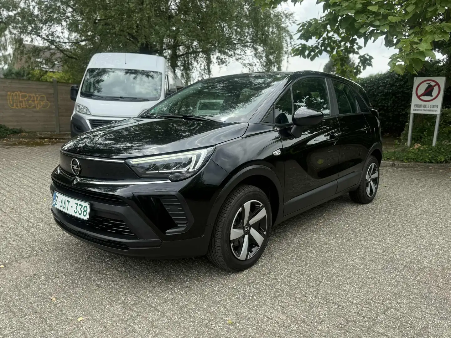 Opel Crossland 1.2 Turbo *9.000KM!* Zwart - 1