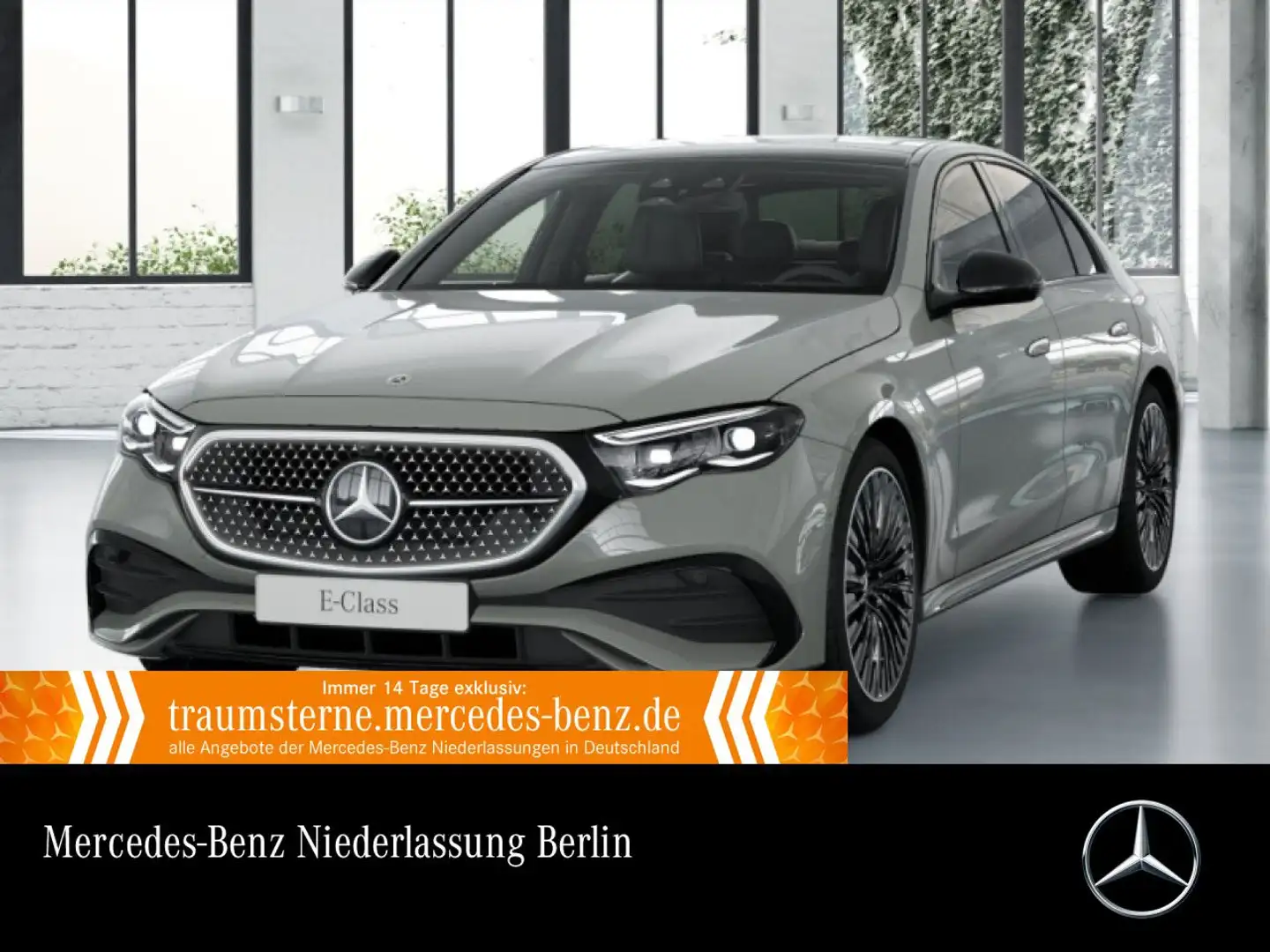 Mercedes-Benz E 220 d AMG Fahrass 360° Airmat Pano Burmester HUD Grau - 1
