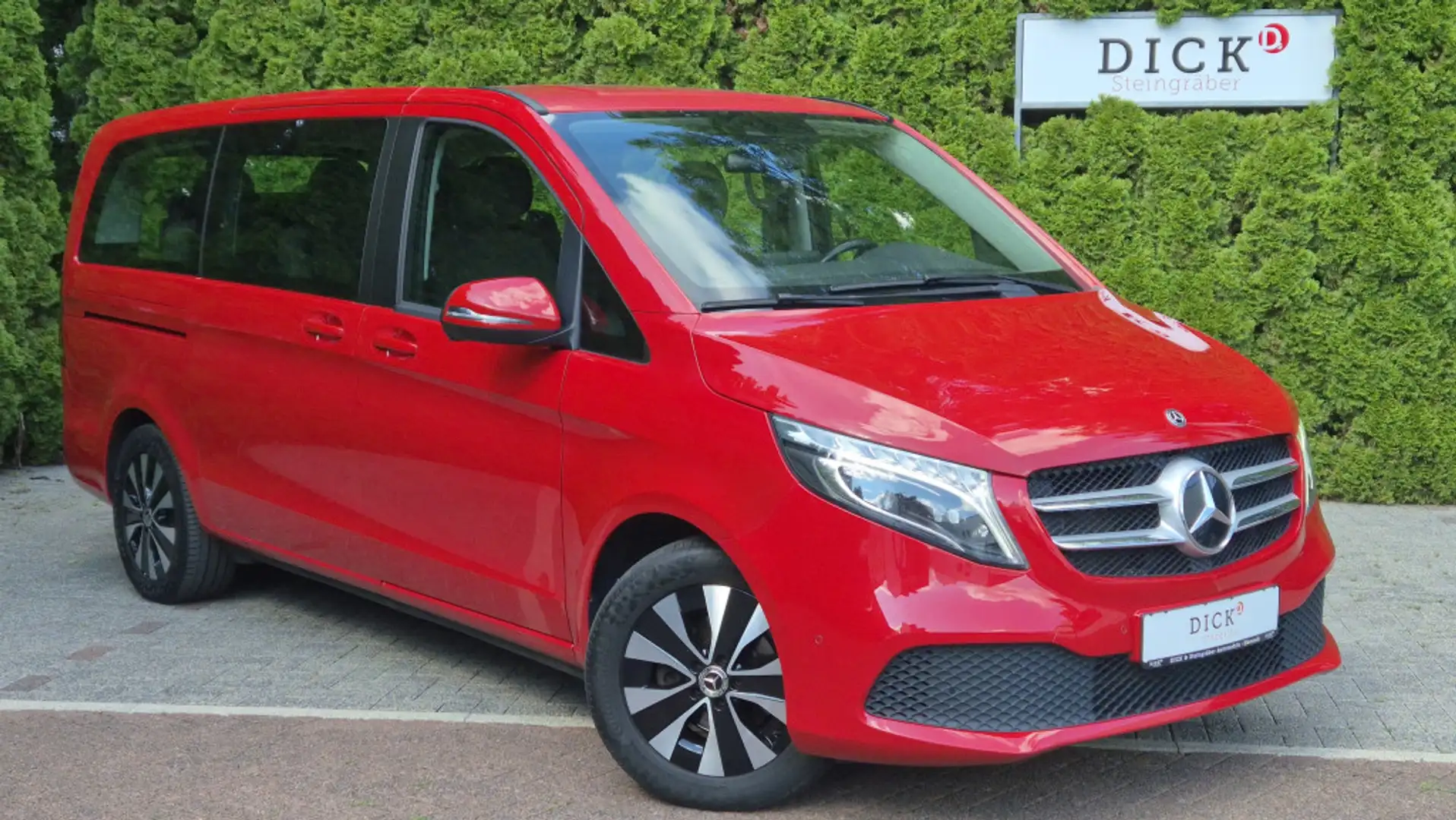 Mercedes-Benz V 220 d 9G Lang LED+NAV+KAM+SHZ+AHK+7SITZER+TEMP Roşu - 1