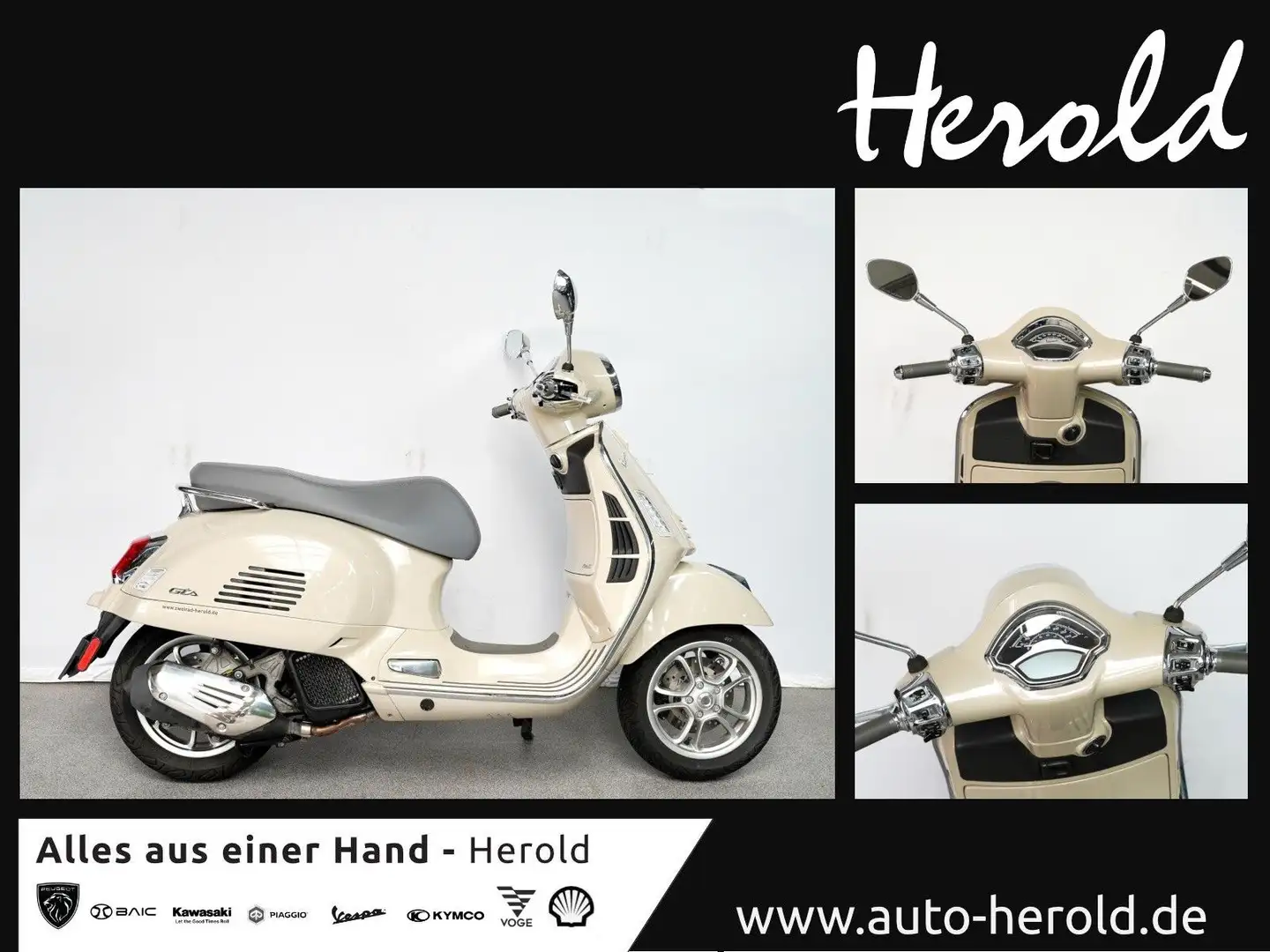 Vespa GTS 125 Beige - 1