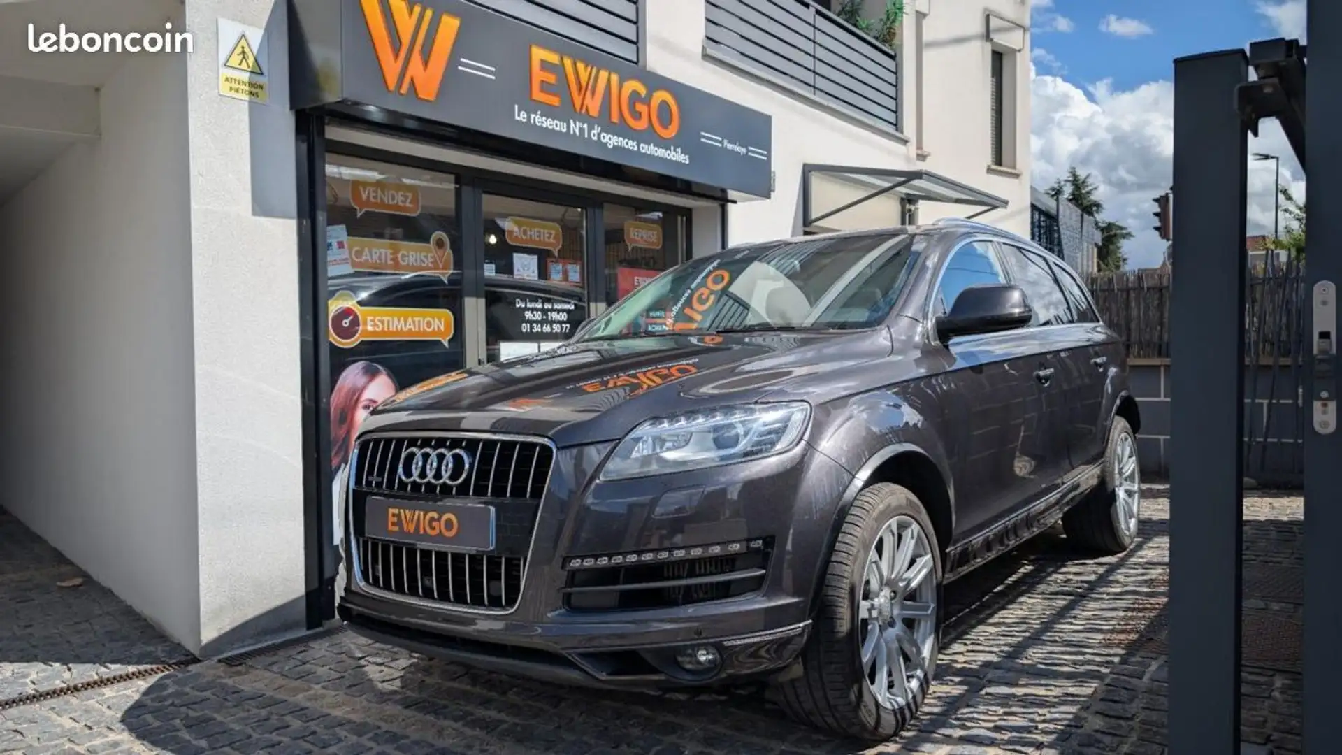 Audi Q7 3.0 TDI AVUS 245cv BVA TOIT OUVRANT Grijs - 1