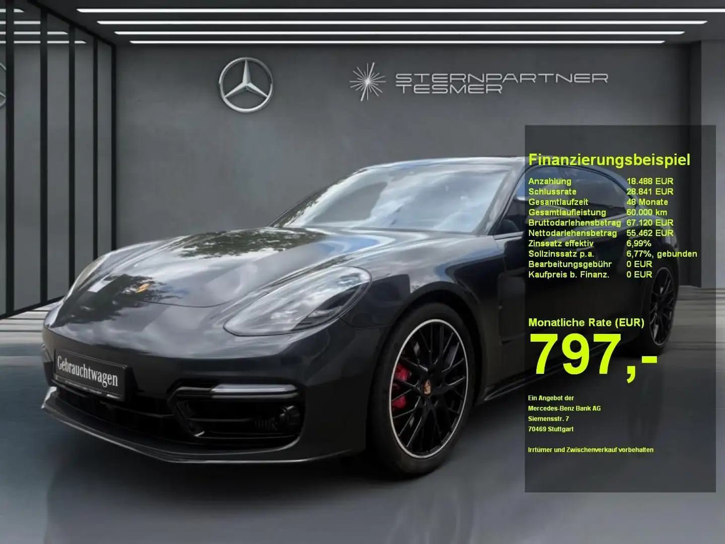 Porsche Panamera 4.0 GTS Carbon, Memory,SportChrono.PANO Grijs - 1