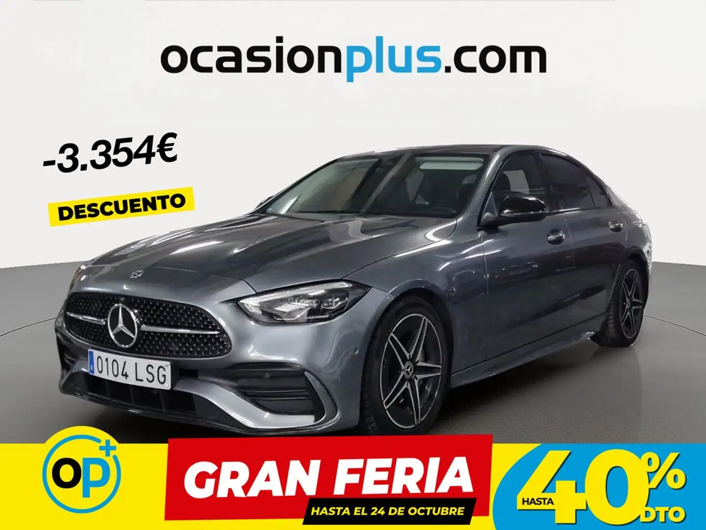 Mercedes-Benz C 220 220d 9G-Tronic Gris - 1