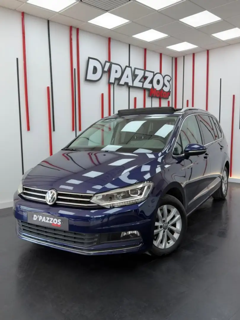 Volkswagen Touran 1.6TDI Business and Navi Edition 85kW Azul - 1