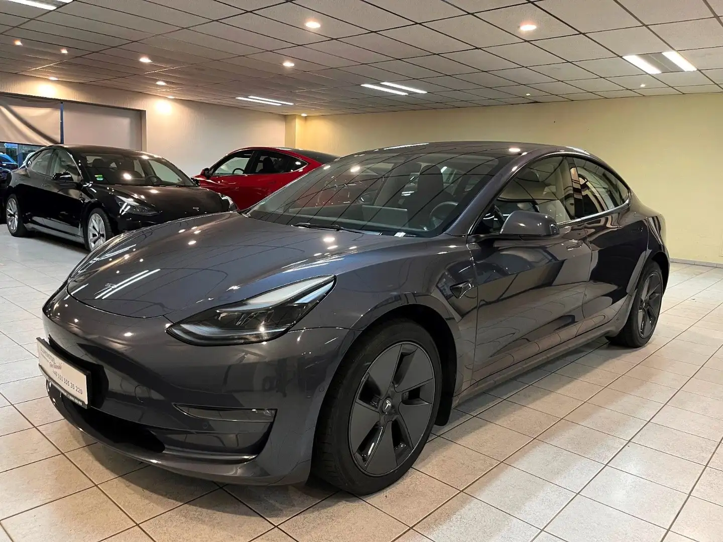 Tesla Model 3 LR+AHK+Top Zustand+AMD-Rydzen+Matrix++ Grau - 2