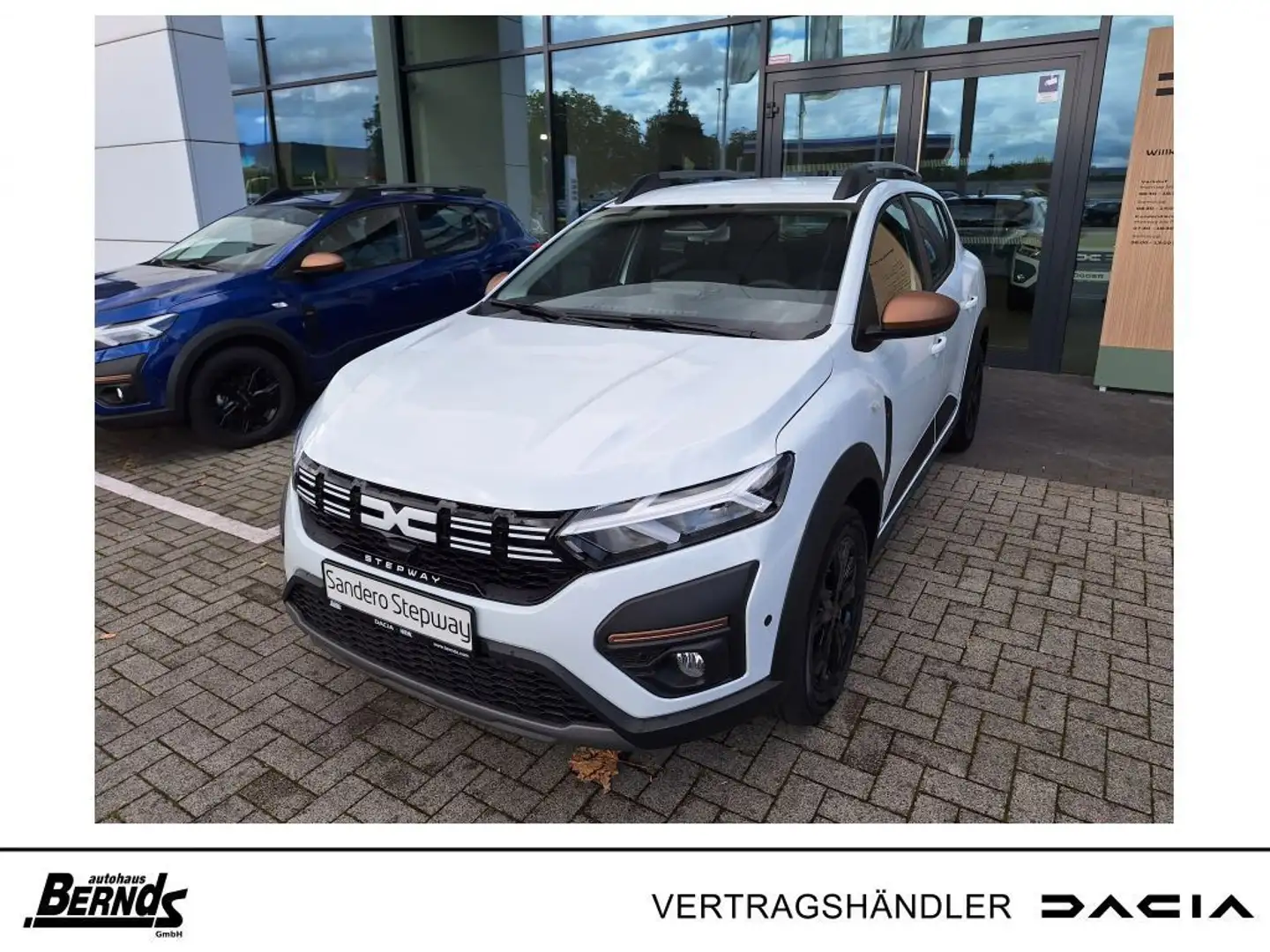 Dacia Sandero Stepway ECO-G 100 Extreme+ KLIMA NAVI SHZ Wit - 1