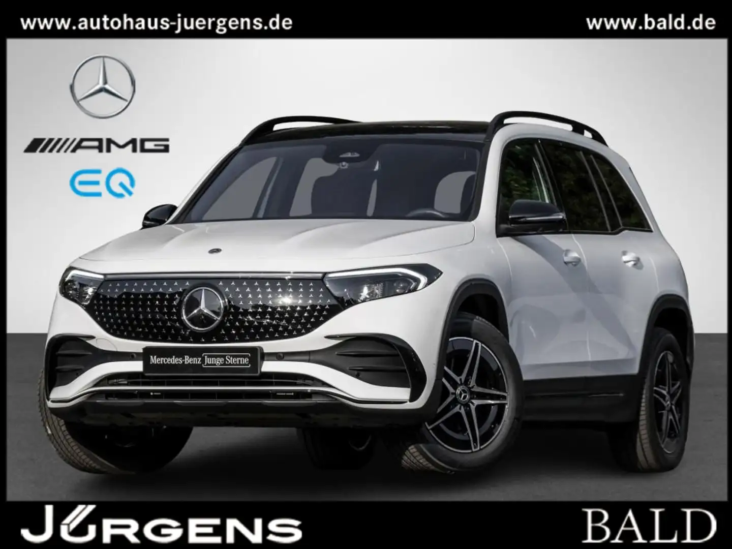 Mercedes-Benz EQB 300 4M AMG-Sport/Pano/7Sitzer/360/Dist/Night Blanc - 1