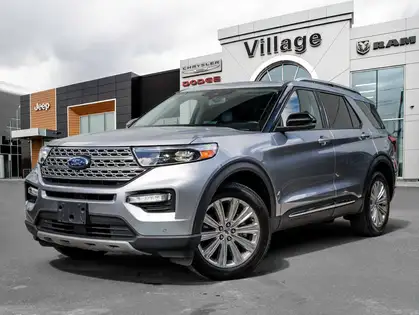Silver 2023 Ford Explorer Hybrid Limited AWD SUV / Crossover All-Wheel Drive Automatic