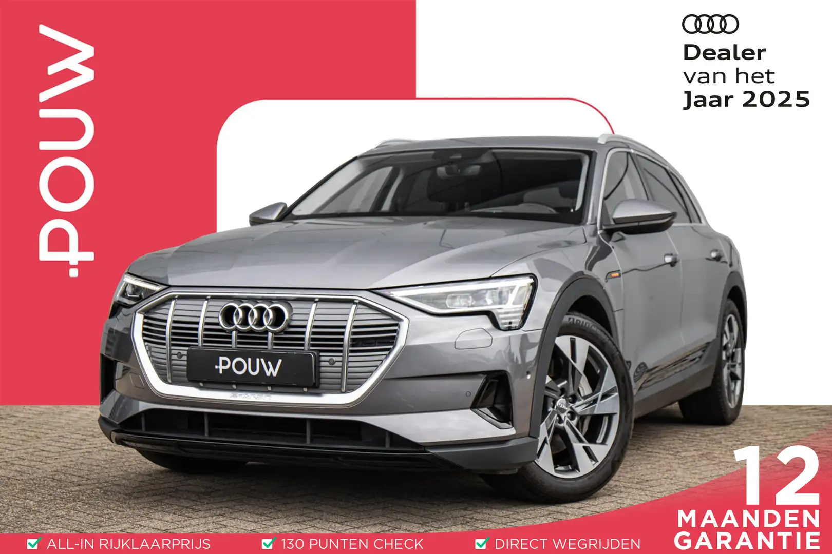 Audi e-tron 50 313pk quattro Business edition 71 kWh | SoH 92% Grijs - 1