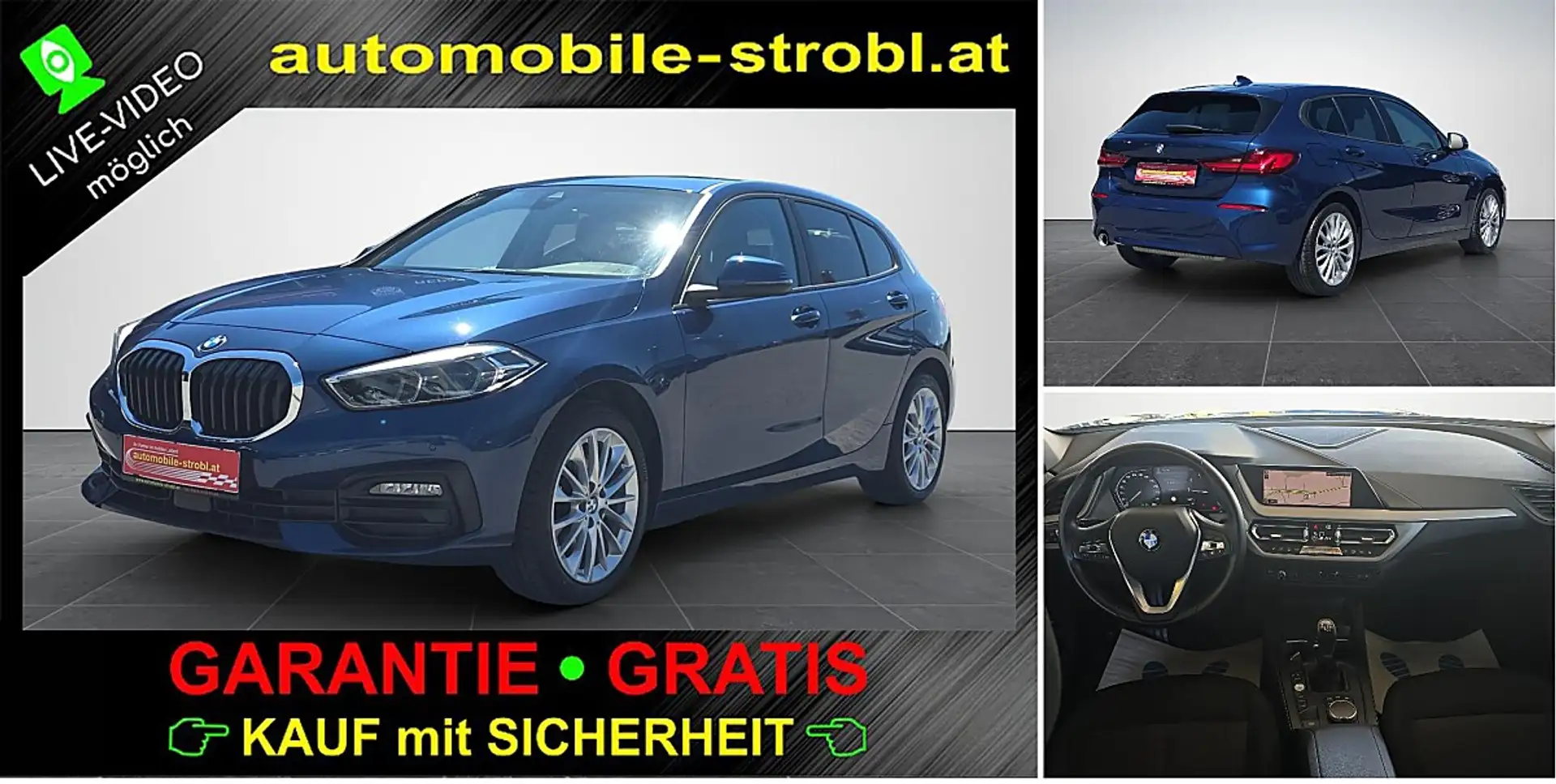 BMW 118 i *Top-Ausst*GARANTIE* Blau - 1