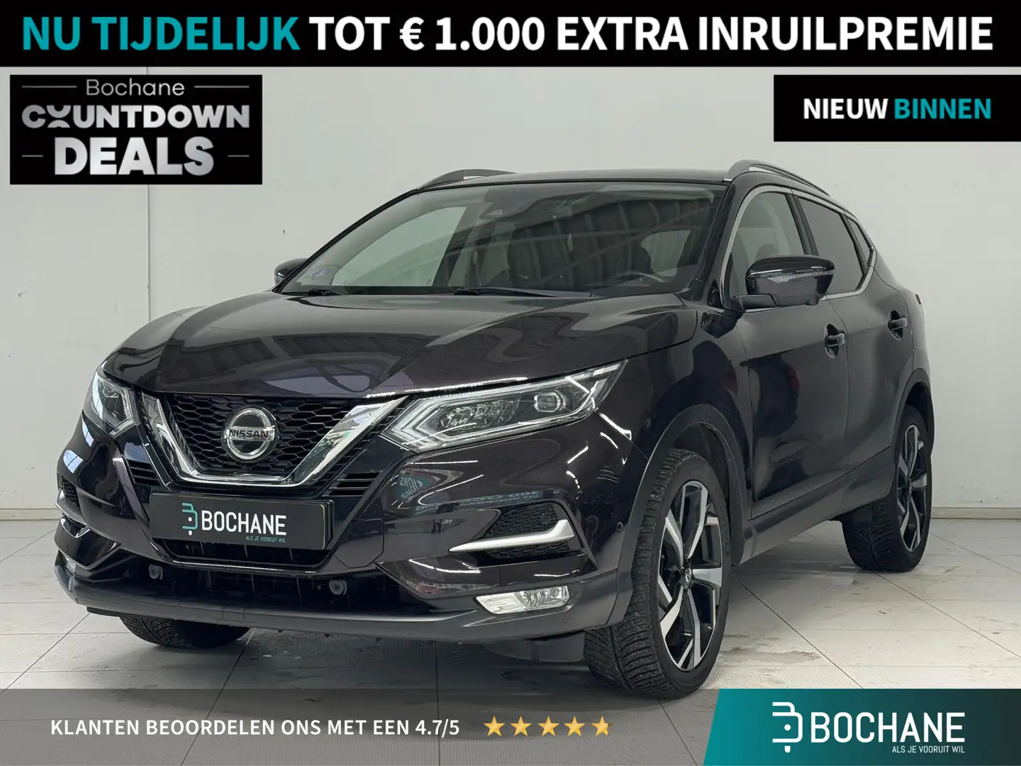 Nissan Qashqai 1.3 DIG-T Tekna | Navigatie | 360 Camera | Trekhaa Lilla - 1