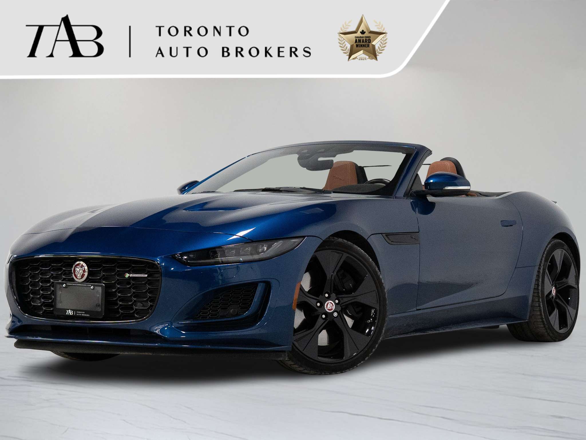Blue 2022 Jaguar F-TYPE Convertible All-Wheel Drive Automatic
