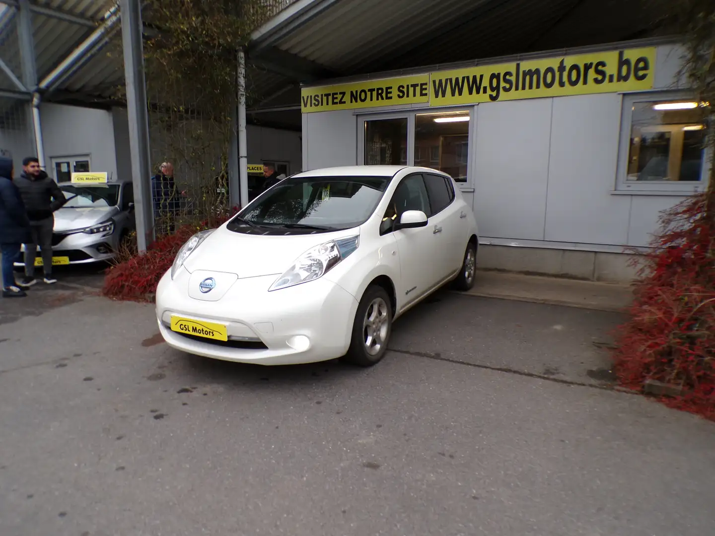 Nissan Leaf electrique  Blanche 02/16 Airco Gps Caméra USB Wit - 1