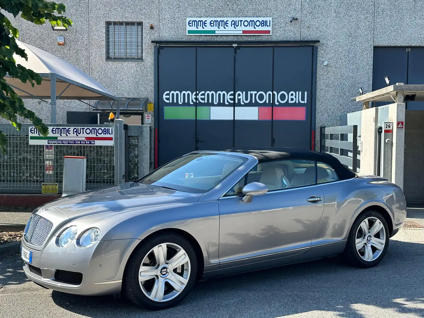 Bentley Continental CABRIO GTC 6.0 ** KM 52.500 ** TUTTI I TAGLIANDI!! Grigio - 1