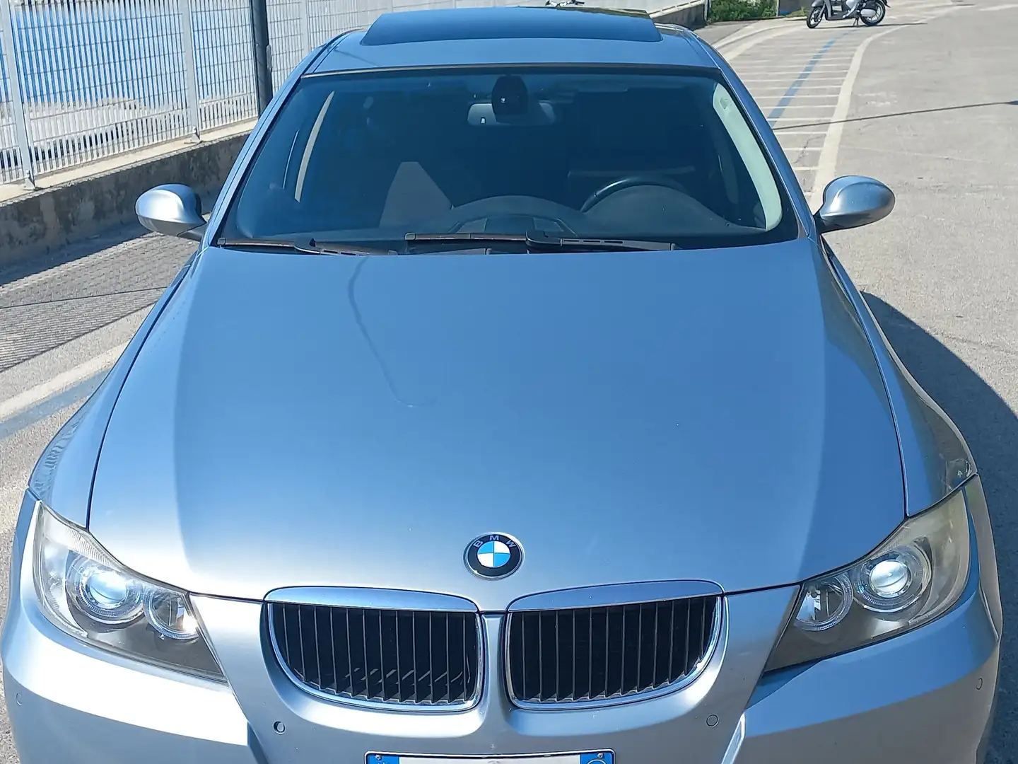 BMW 320 Serie 3 E91 Touring 320d Touring Eletta Argento - 2