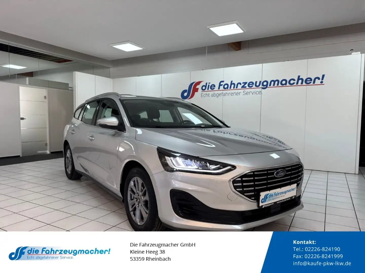 Ford Focus Turnier Titanium 1.5 EcoBlue *Facelift* Navi LED E Silver - 1