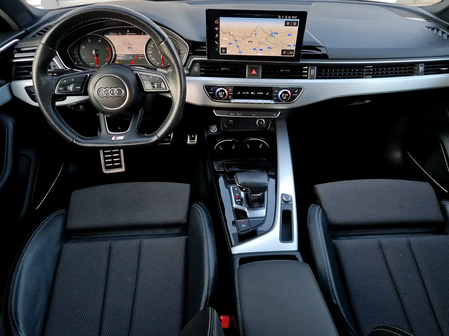 Audi A4 Avant 35 TDI S- Tronic 3x S-Line, Bang Olufsen! Noir - 2
