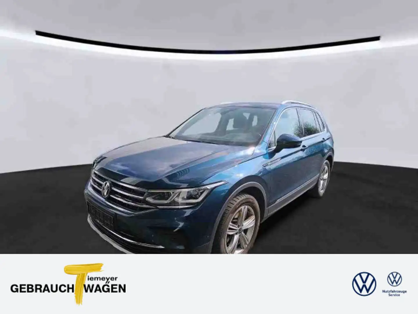 Volkswagen Tiguan 2.0 TDI DSG 4M 200PS ELEGANCE PANO LEDER Blau - 1