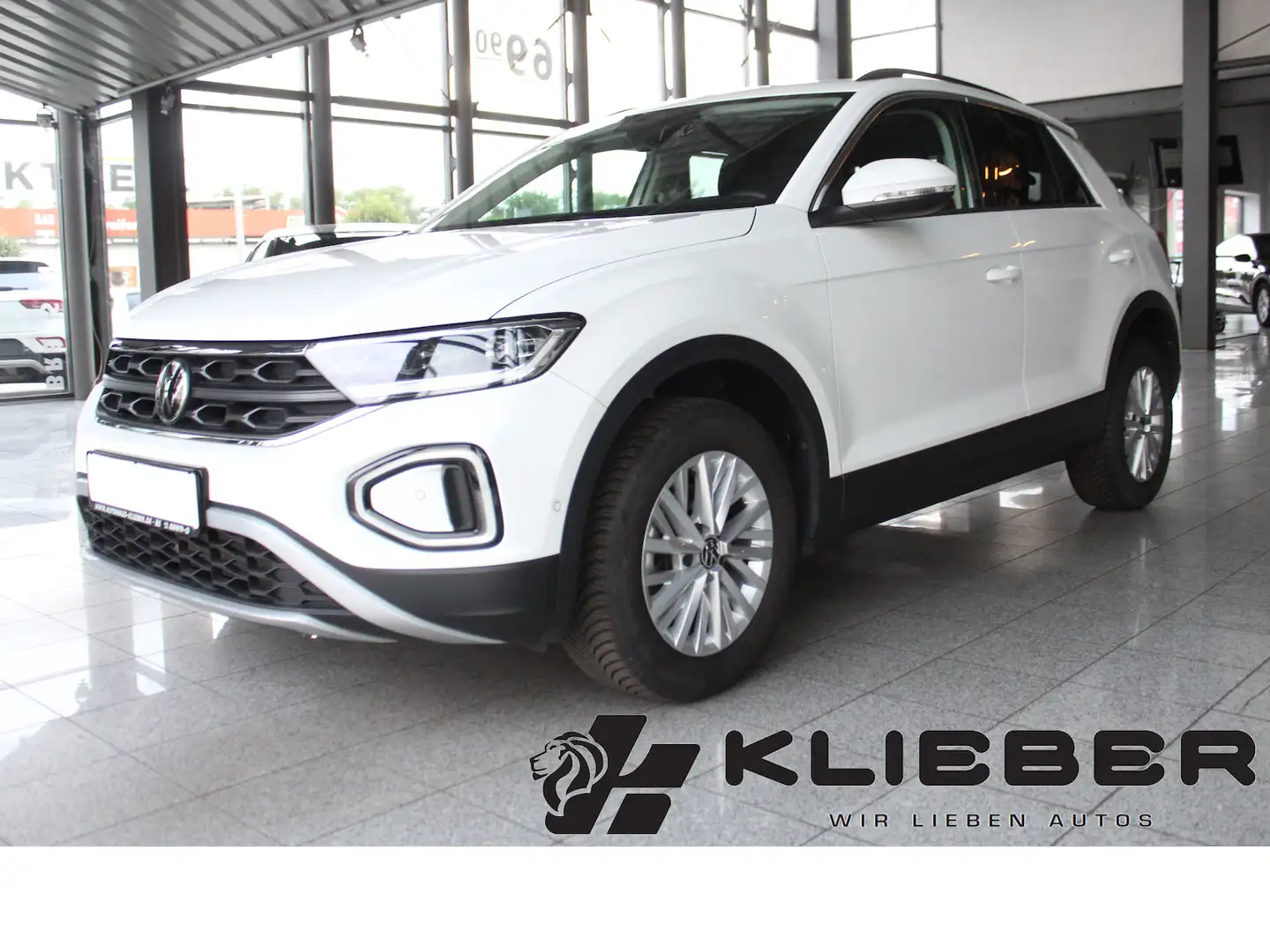 Volkswagen T-Roc 1.0 TSI Life LED*V-CPT*SHZ*APP*NAVI*TEL Blanc - 1
