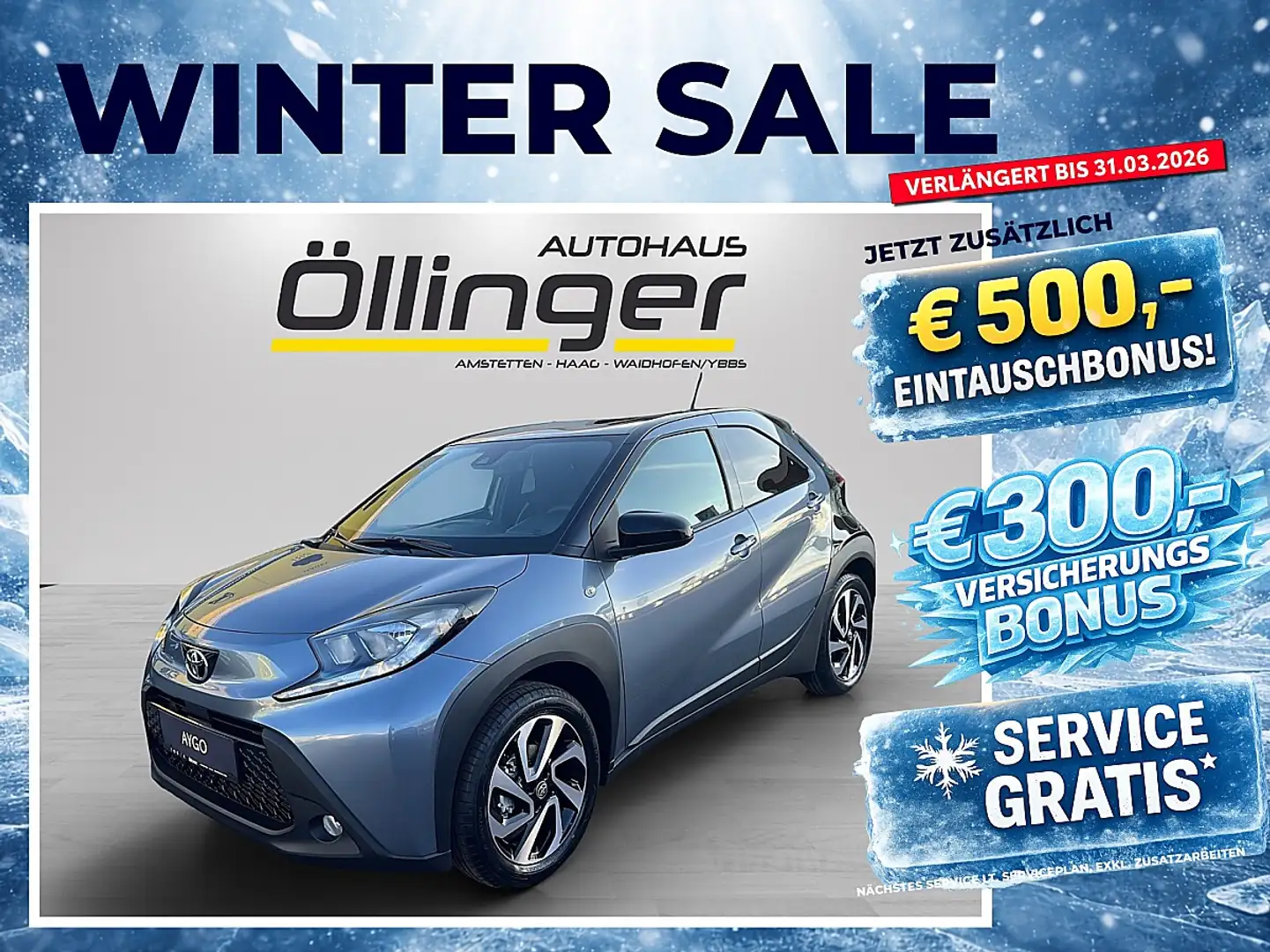 Toyota Aygo X 1,0 VVT-i Pulse Blau - 1