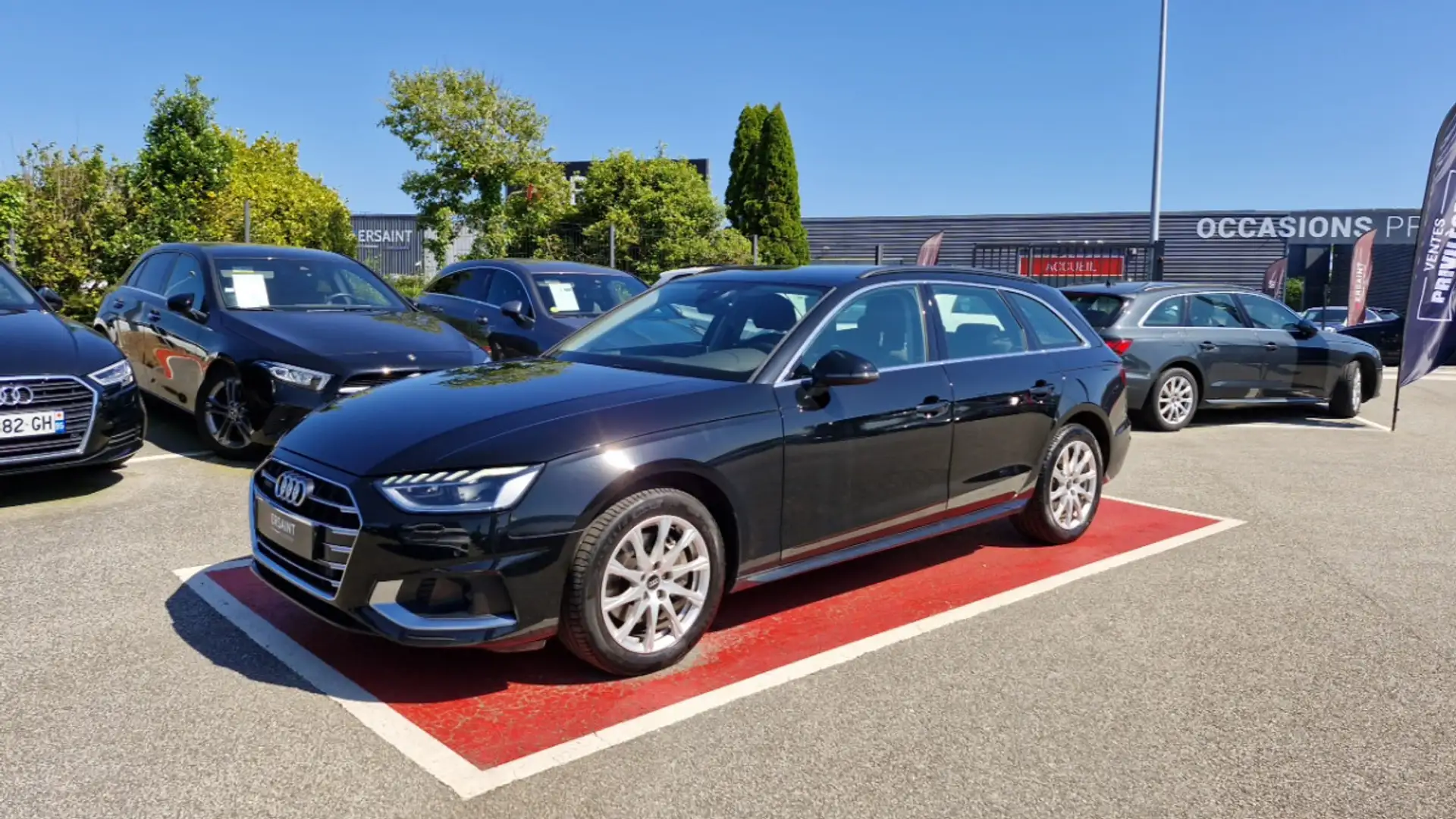 Audi A4 40 TDI 204 S tronic 7 QUATTRO BUSINESS LINE Noir - 1