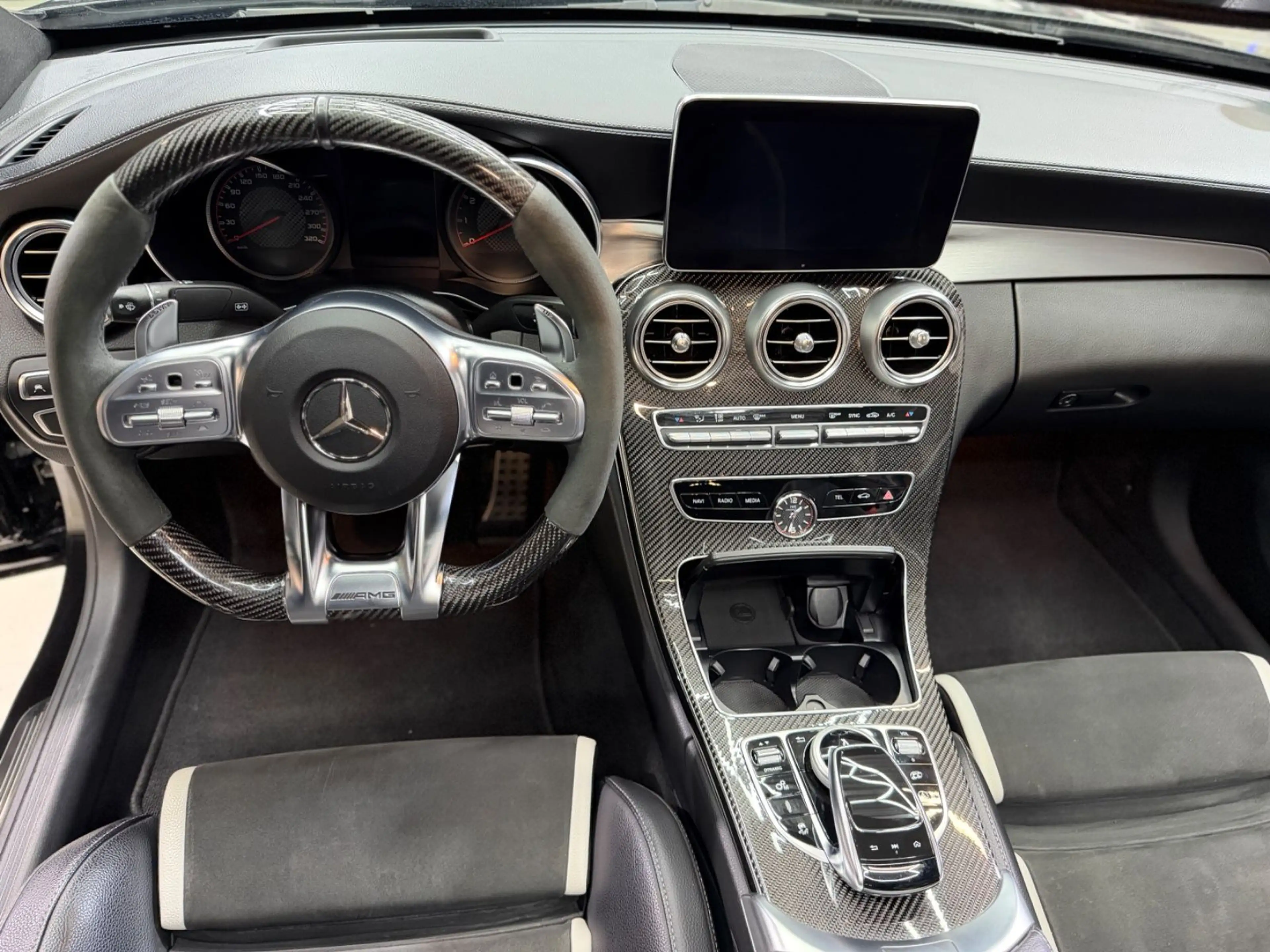 Mercedes-Benz C 63 AMG C63s AMG HJS Pano Headup 360* Performance Carbon — photo 14