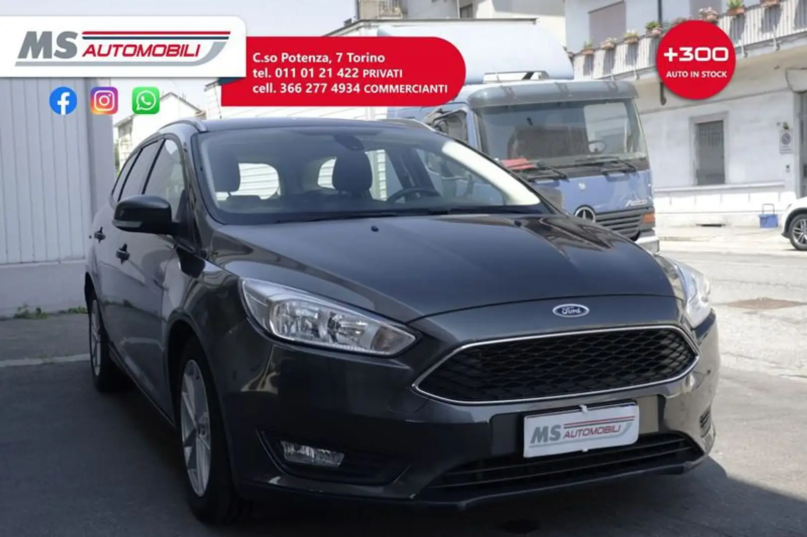 Ford Focus 1.5 TDCi 120 CV Start&Stop Powershift SW Business Grigio - 1