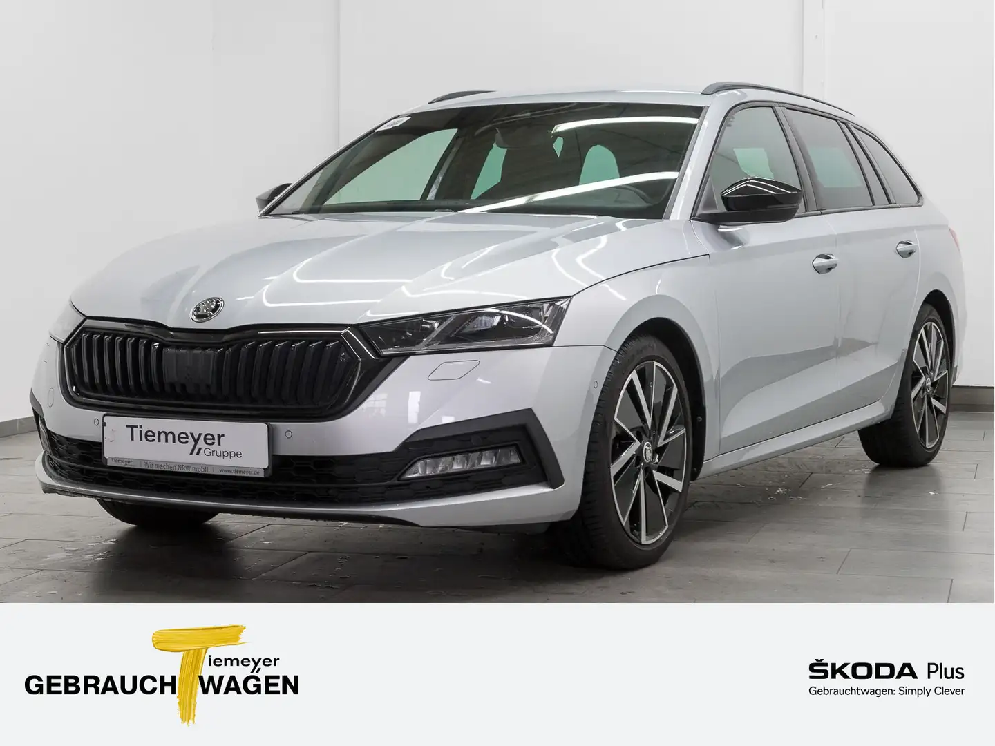 Skoda Octavia Combi 1.5 TSI SPORTPAKET LED STDHZG LM18 Silber - 1