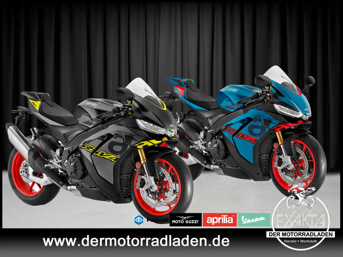 Aprilia RSV4 RSV4 1100 E5+ // 2x Farben // 0% Finanzierung Modrá - 1