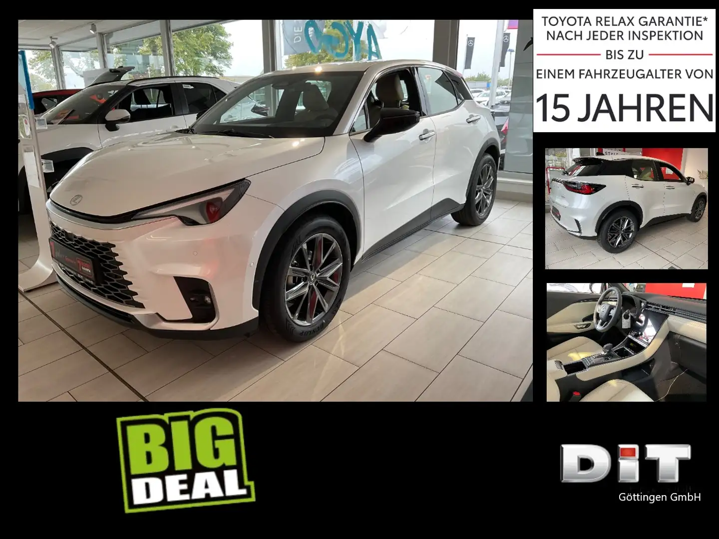 Lexus LBX 1.5 (FWD) Elegant ACC+LED+Navi+SHZ+360+Kam. Bílá - 2