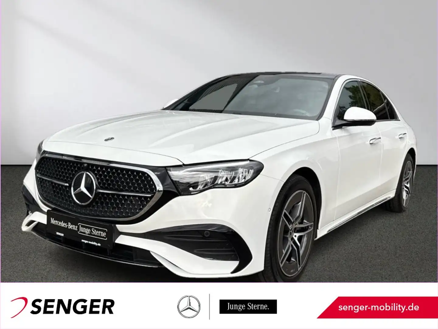 Mercedes-Benz E 300 de AMG Panorama AHK Distronic Keyless-Go Blanc - 1