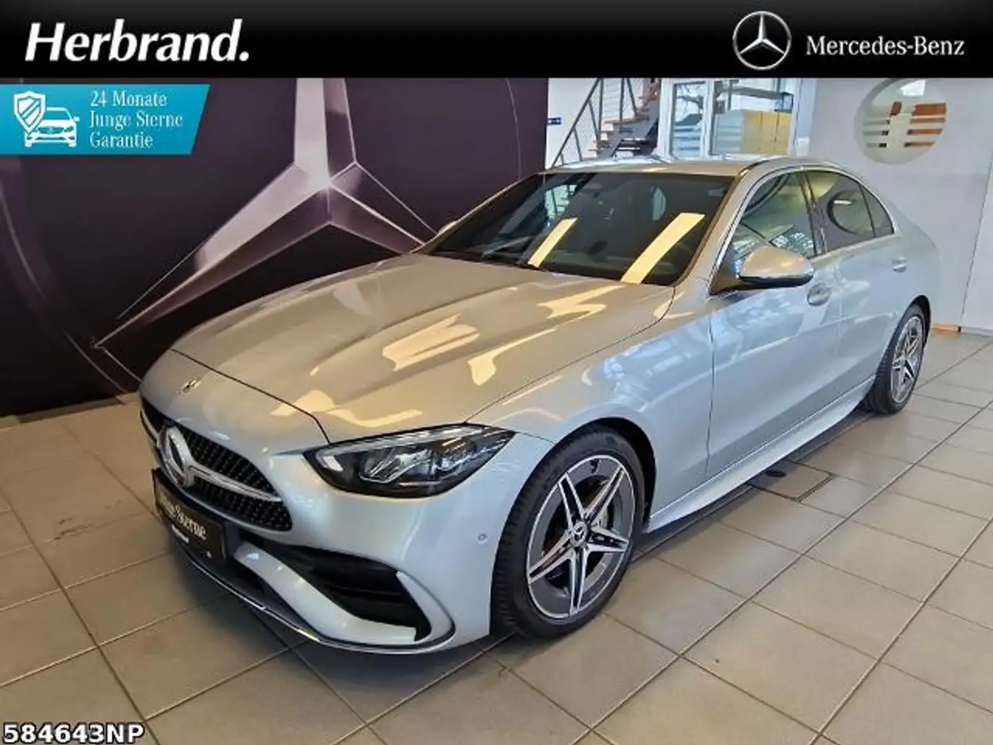 Mercedes-Benz C 300 d AMG Kamera LED Silber - 1