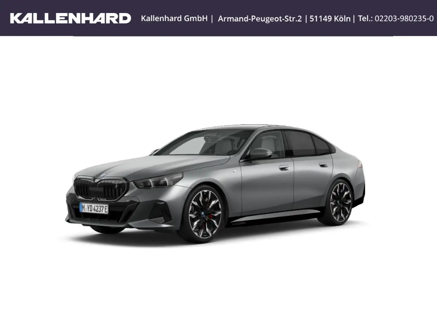 BMW i5 40 eDrive M Sport Pro-Pano-AHK-DrivingAssProf Grau - 2