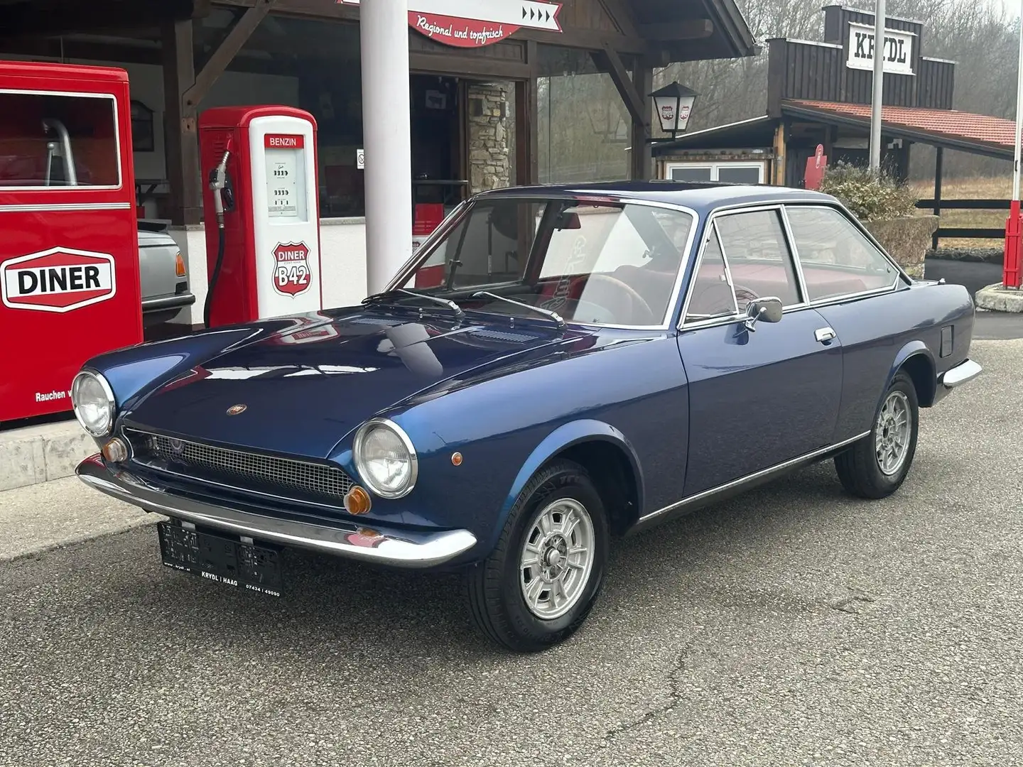 Fiat 124 Coupè Sport Blau - 1