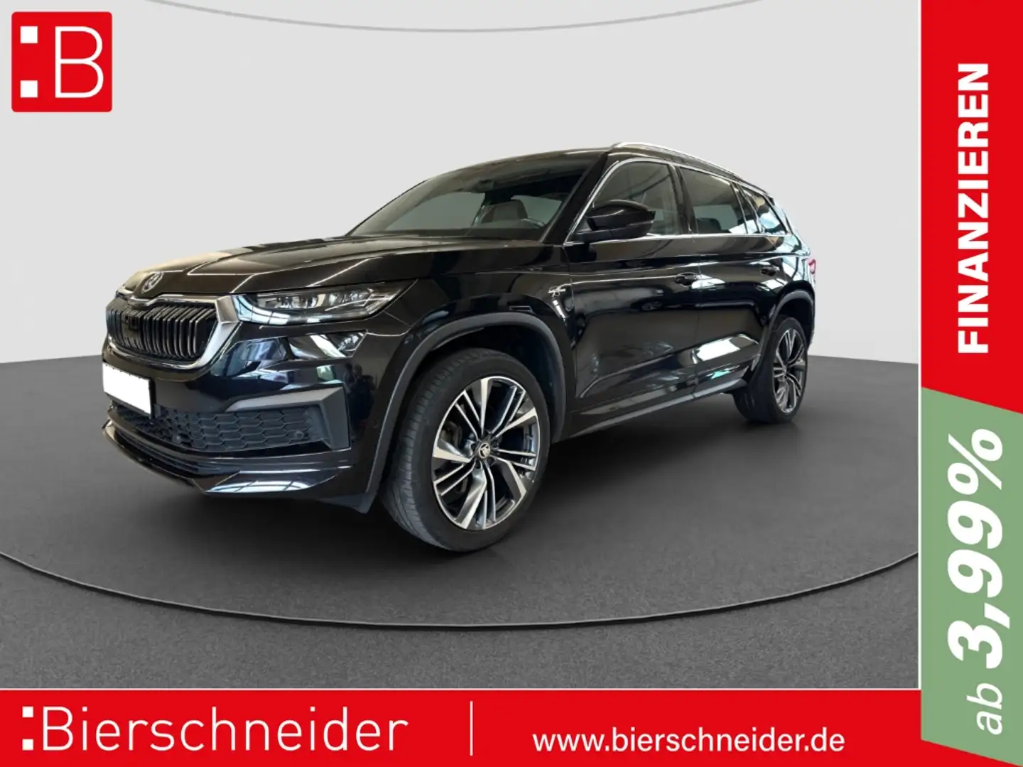 Skoda Kodiaq 2.0 TDI DSG 4x4 L&K STANDH PANO AHK KAMERA Schwarz - 1