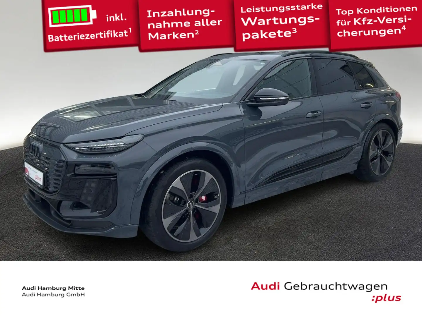 Audi SQ6 e-tron SQ6 e-tron 360 kW AHK Pano B&O Grau - 1