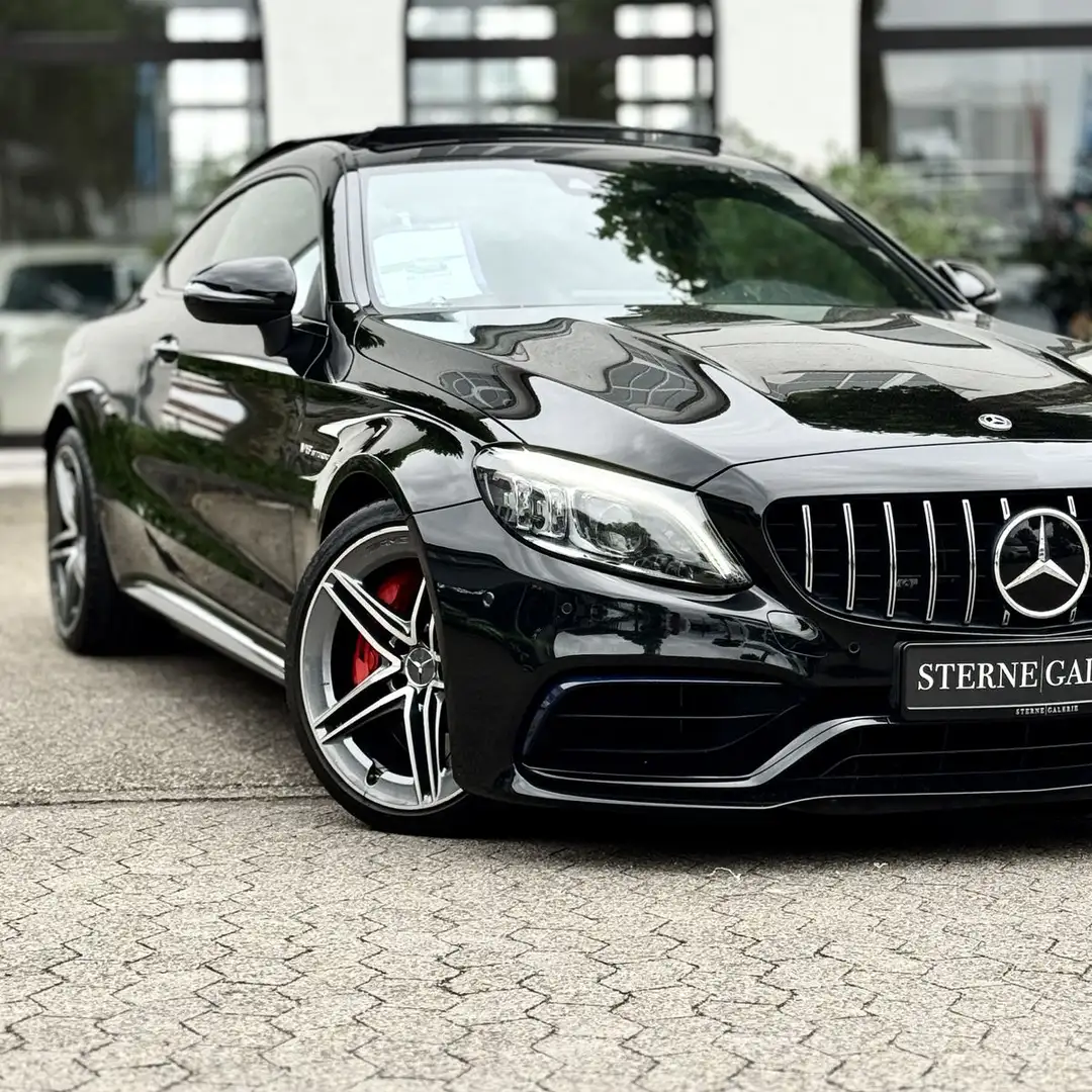 Mercedes-Benz C 63 AMG S/NIGHT/DISTRO+/PANO/RÜCKFAHRK/MULTI Nero - 1