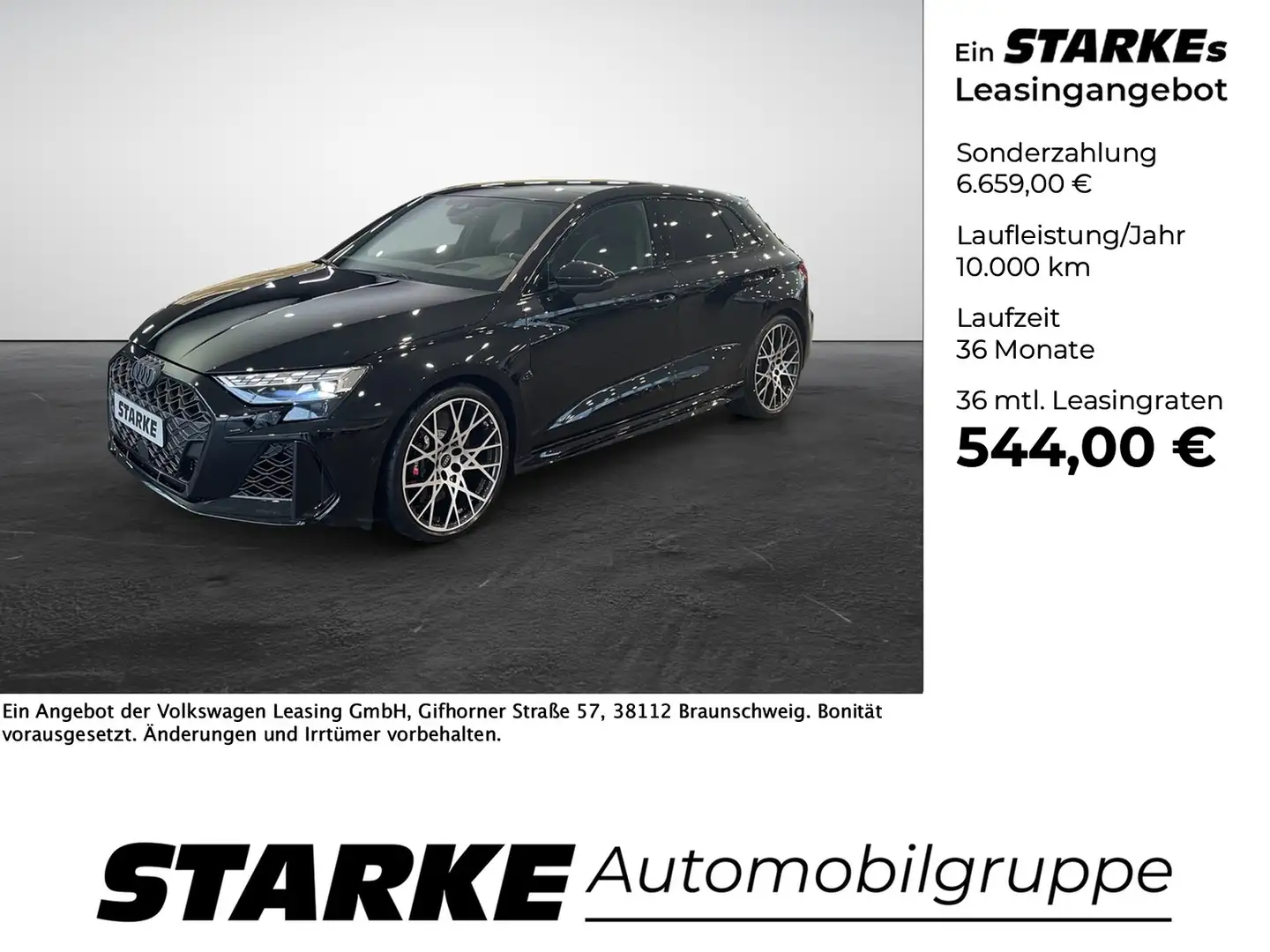 Audi RS3 Sportback Noir - 1