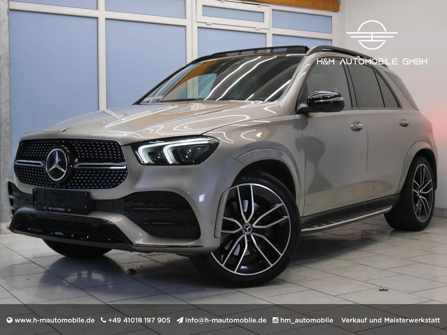 Mercedes-Benz GLE 300 d AMG~Pano/AHK/Burmester/HeadUp/Multibeam Gris - 1