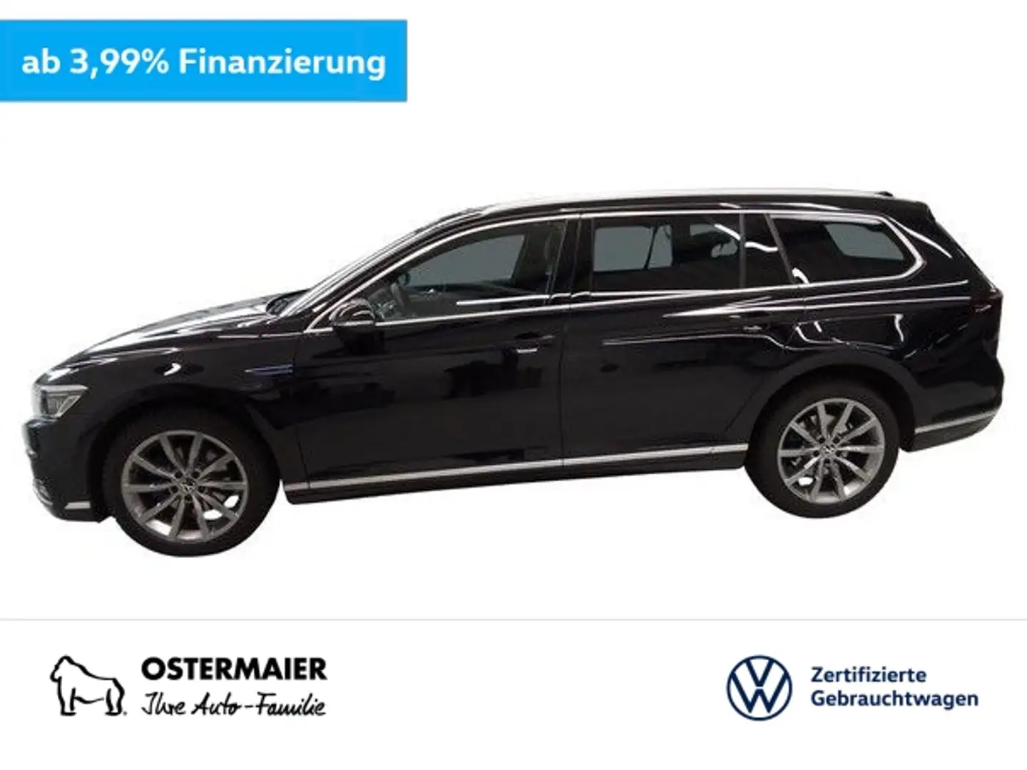 Volkswagen Passat Variant GTE 1.4TSI 218PS NP.64t..AHK.STDHZG.5JG.KEYLESS.IQ Noir - 1