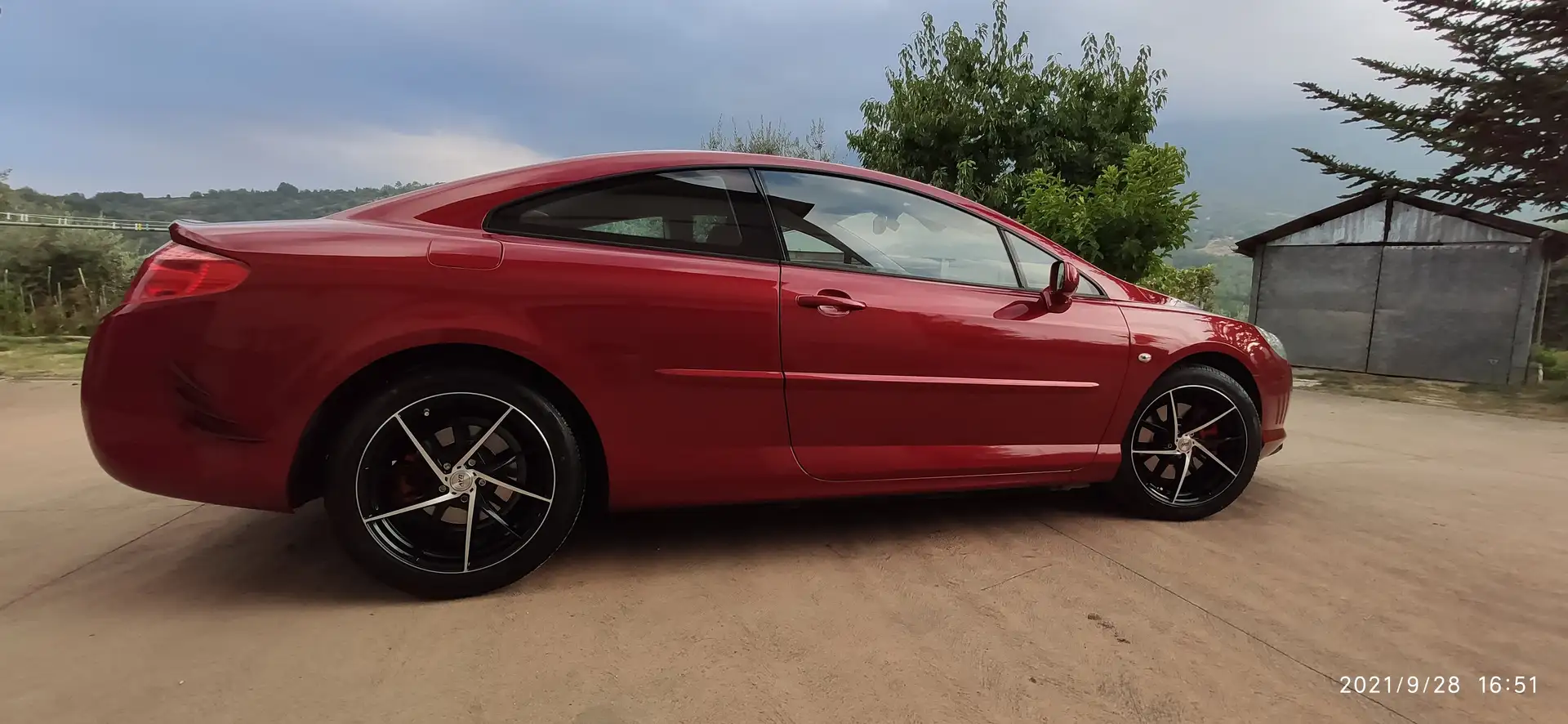 Peugeot 407 407 2004 Coupe Coupe 2.2 16v Feline Piros - 1