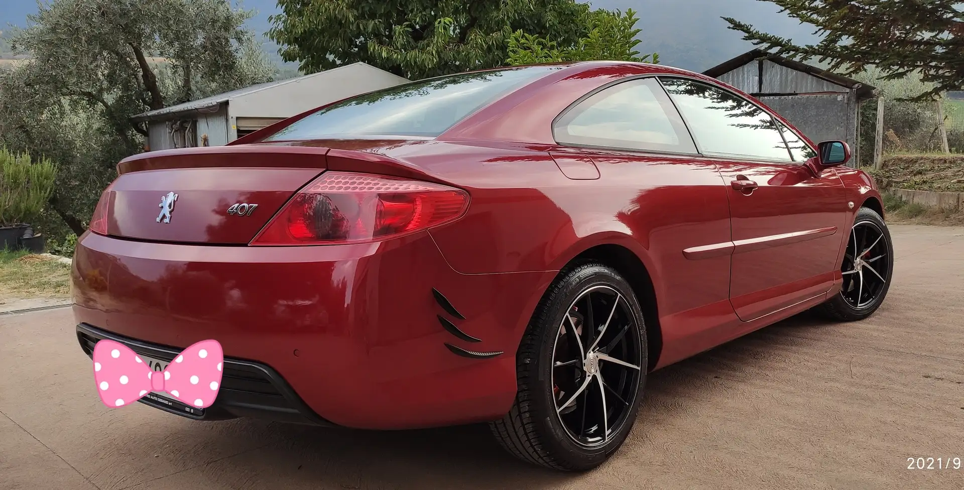 Peugeot 407 407 2004 Coupe Coupe 2.2 16v Feline Piros - 2